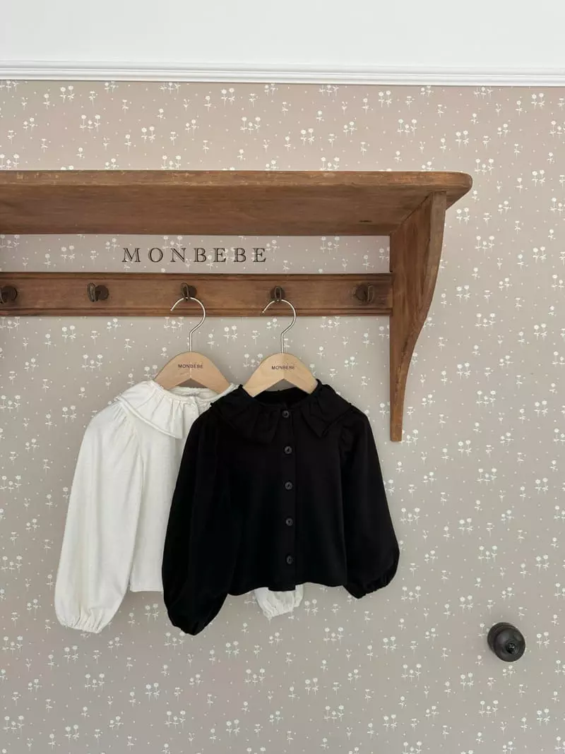 Monbebe - Korean Children Fashion - #magicofchildhood - Cutting Frill Blouse - 2