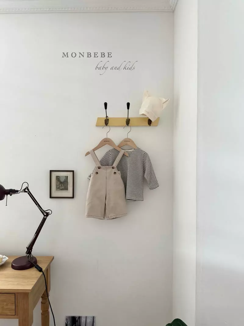 Monbebe - Korean Children Fashion - #minifashionista - Dungarees Pants - 12