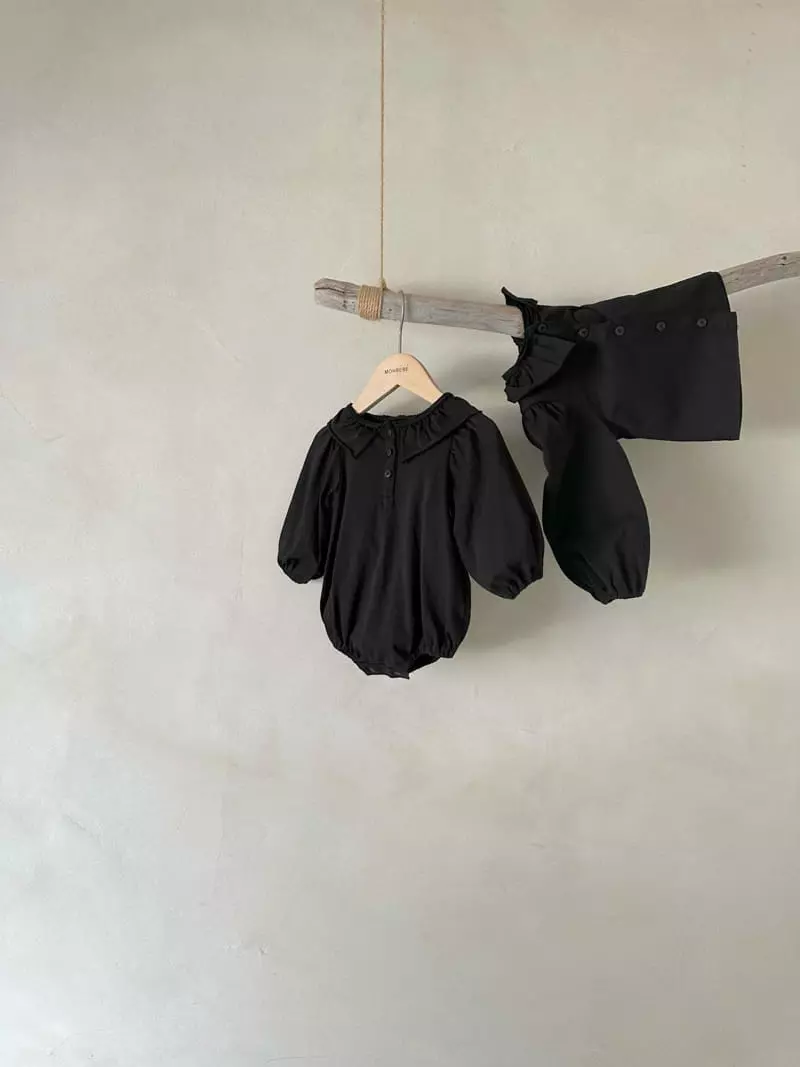 Monbebe - Korean Children Fashion - #stylishchildhood - Cutting Frill Blouse - 7