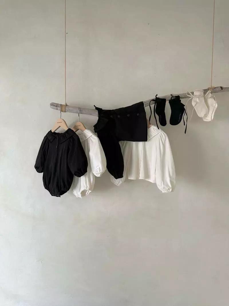 Monbebe - Korean Children Fashion - #todddlerfashion - Cutting Frill Blouse - 5