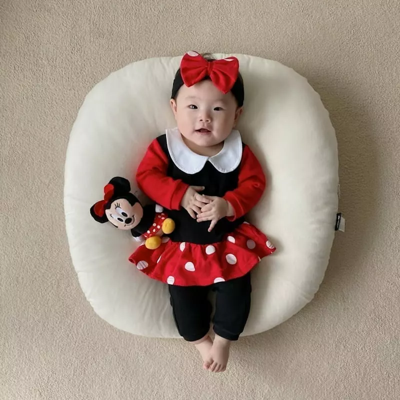 Moran - Korean Baby Fashion - #babyboutique - Collar M Bodysuit - 6