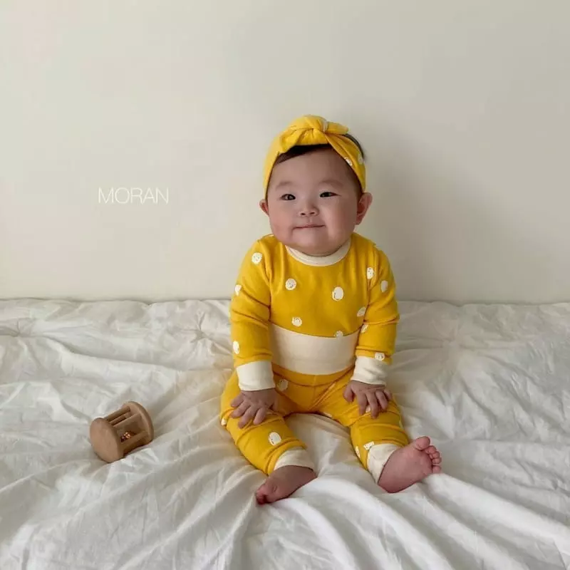 Moran - Korean Baby Fashion - #babyboutiqueclothing - Traffic Light Bodysuit Hiarband Pants Set - 2