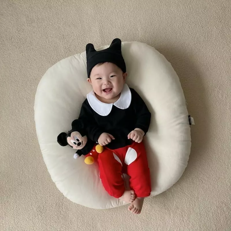 Moran - Korean Baby Fashion - #babyfashion - Collar M Bodysuit - 10