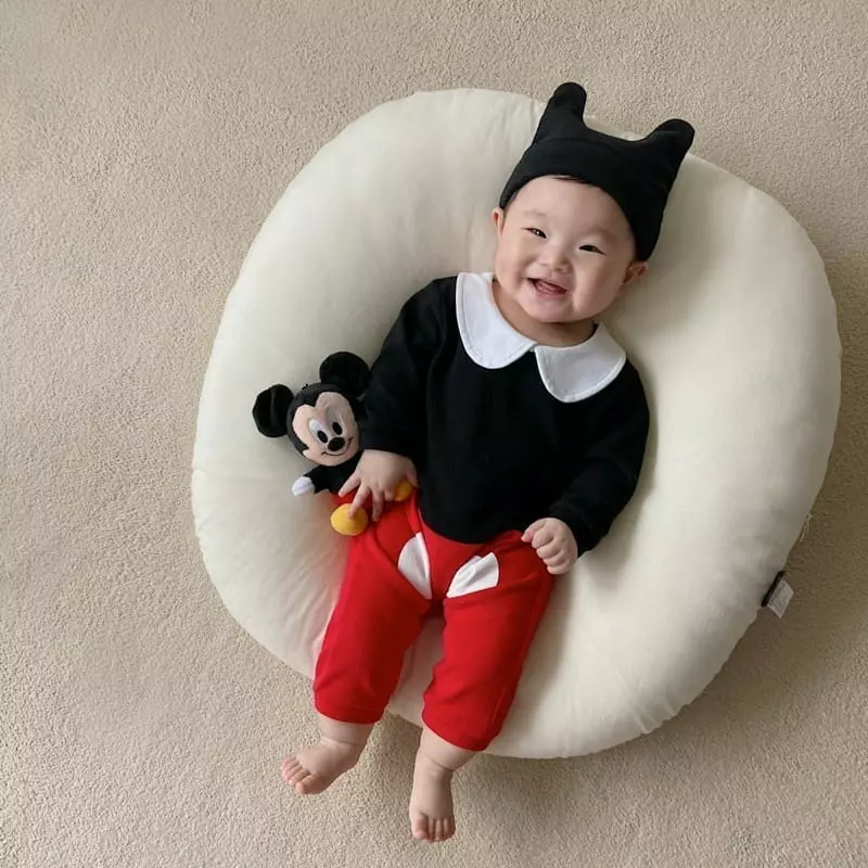 Moran - Korean Baby Fashion - #babygirlfashion - Collar M Bodysuit - 12