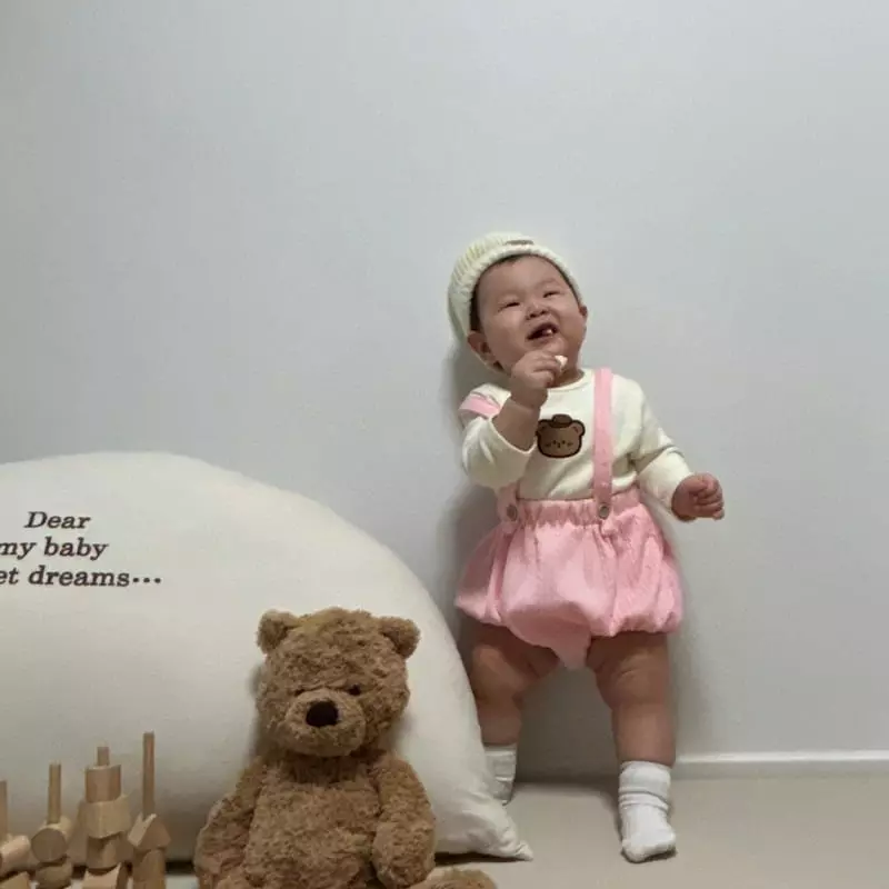 Moran - Korean Baby Fashion - #babyoninstagram - Knit Bloomer Set - 8