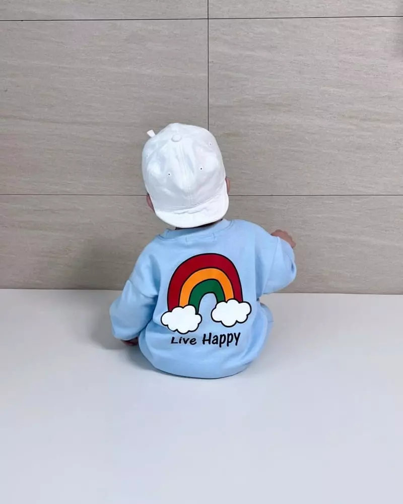 Moran - Korean Baby Fashion - #babylifestyle - Rainbow Bodysuit - 4