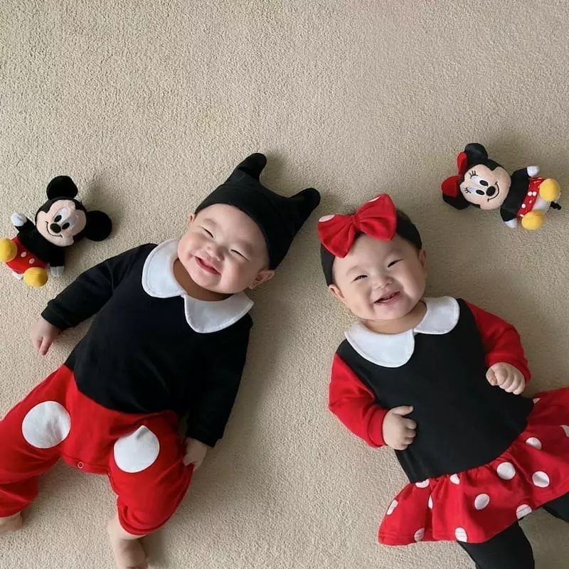Moran - Korean Baby Fashion - #babyoutfit - Collar M Bodysuit