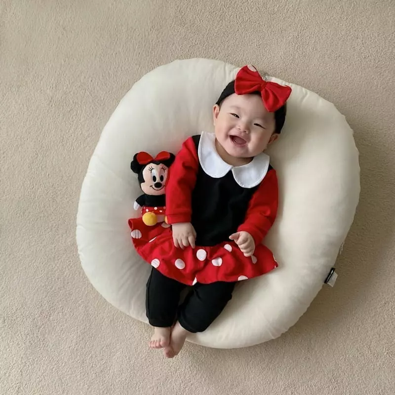 Moran - Korean Baby Fashion - #babywear - Collar M Bodysuit - 3
