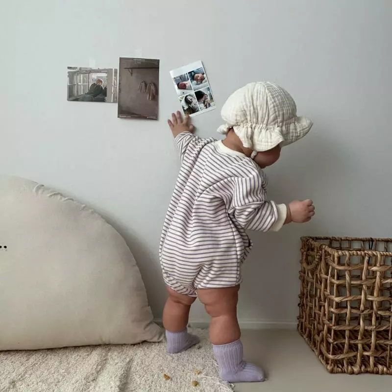 Moran - Korean Baby Fashion - #smilingbaby - Pocket Bear Bodysuit - 11