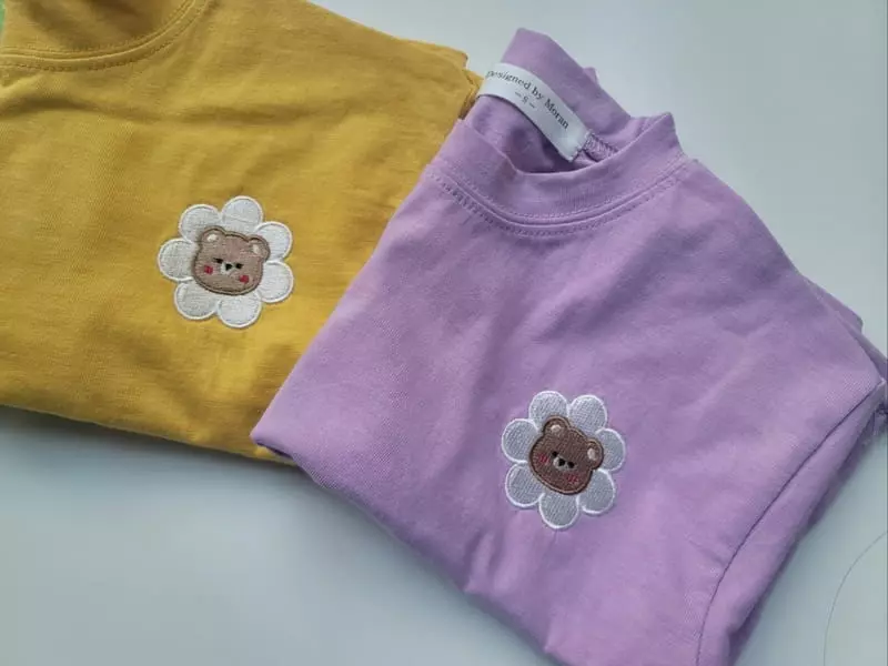 Moran - Korean Children Fashion - #Kfashion4kids - Daisy Bear Tee