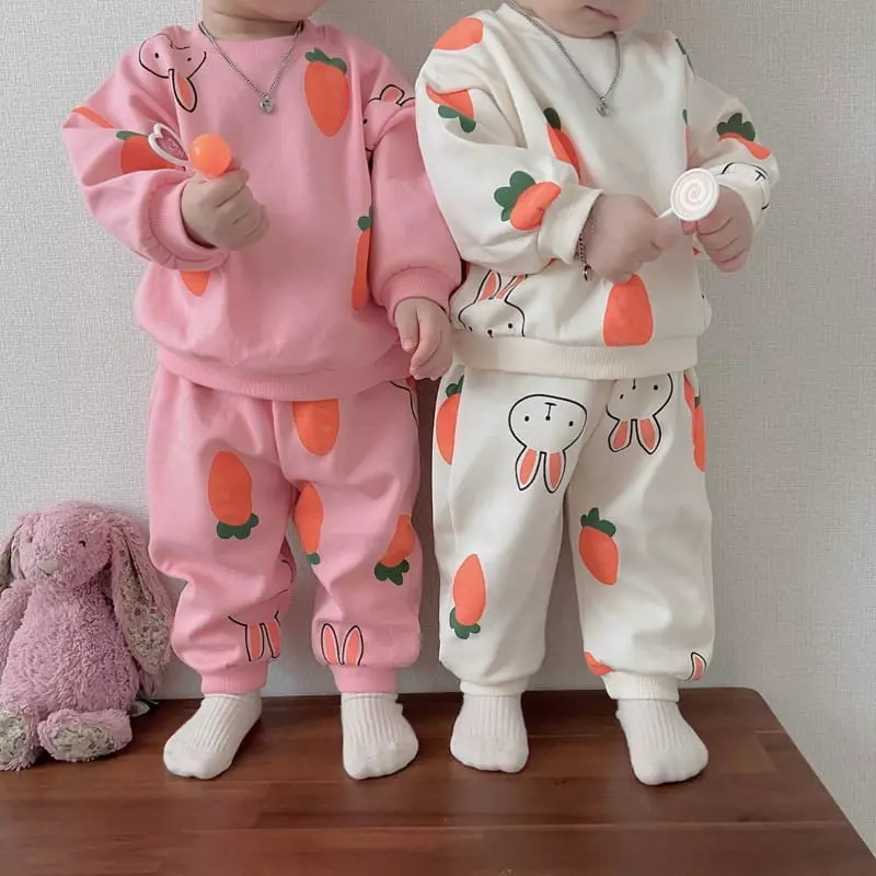 Moran - Korean Children Fashion - #Kfashion4kids - Carrot Top Bottom Set - 11