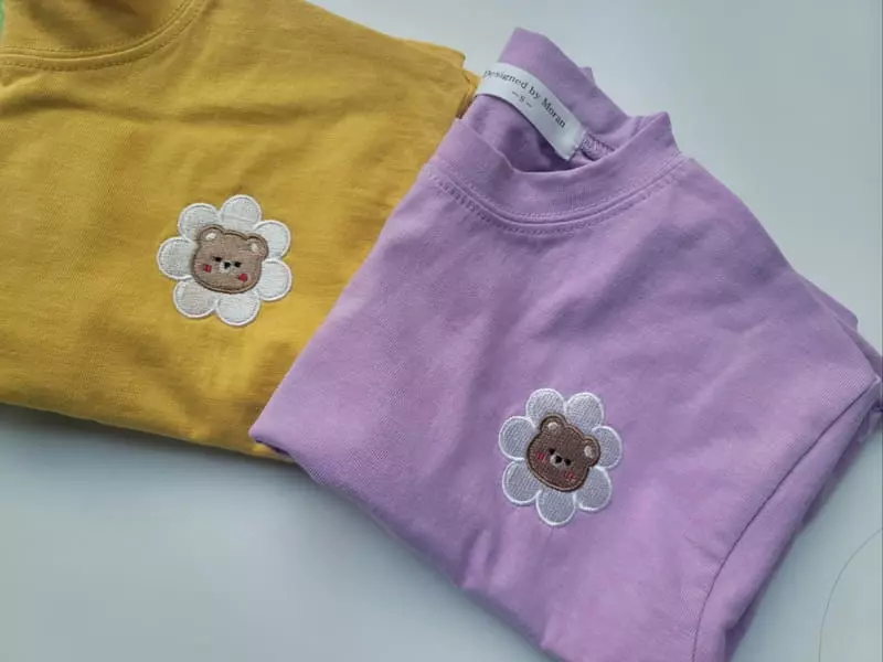 Moran - Korean Children Fashion - #childofig - Daisy Bear TEe
