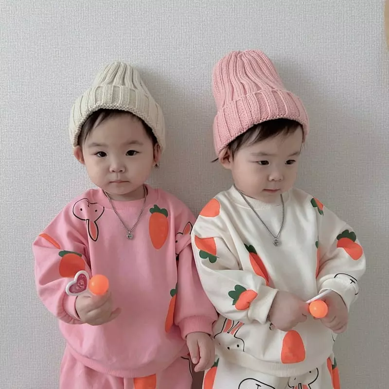Moran - Korean Children Fashion - #littlefashionista - Carrot Top Bottom Set - 12