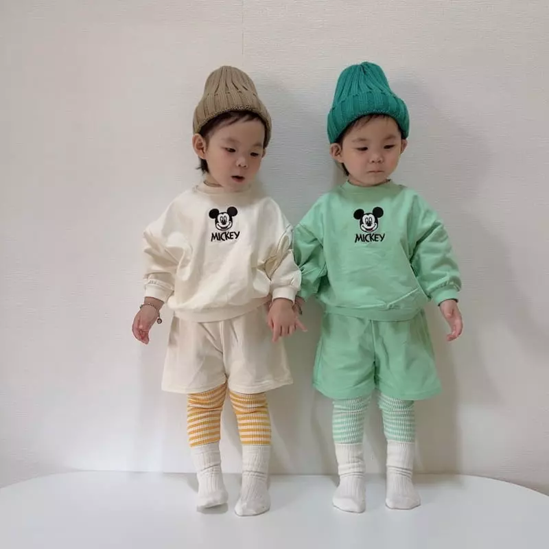 Moran - Korean Children Fashion - #magicofchildhood - Embrodiery M Top Bottom Set - 8