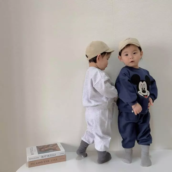 Moran - Korean Children Fashion - #magicofchildhood - Big Face Top Bottom Set - 5