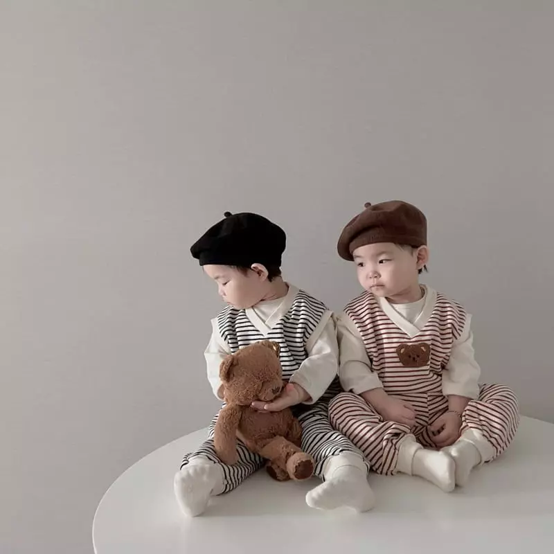 Moran - Korean Children Fashion - #prettylittlegirls - Mane Top Bottom Set - 5