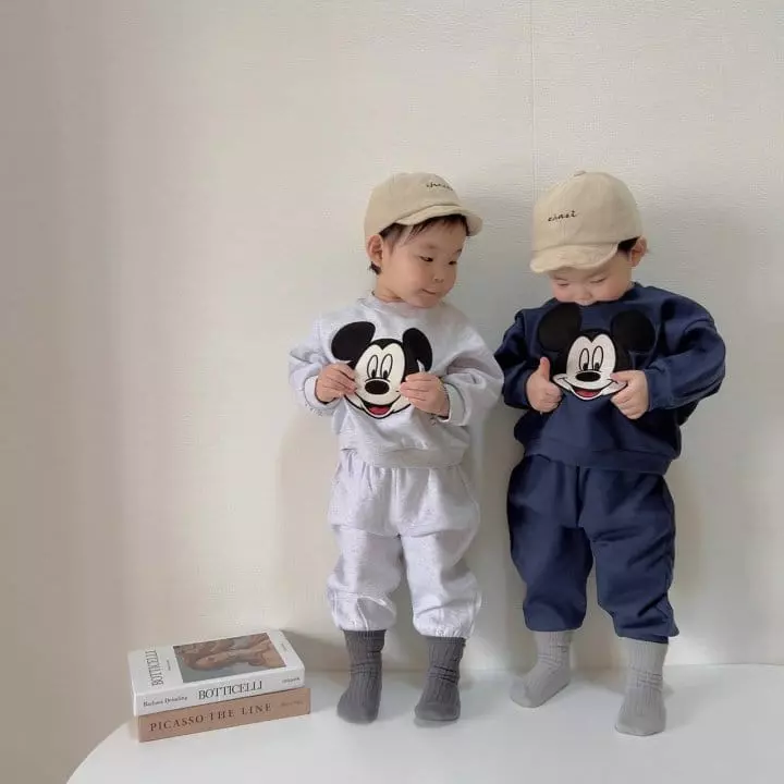 Moran - Korean Children Fashion - #prettylittlegirls - Big Face Top Bottom Set - 7