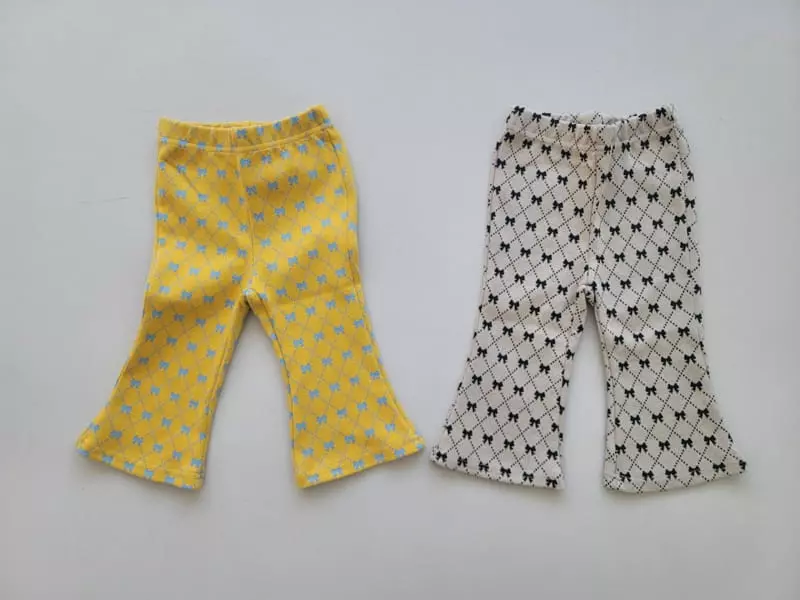 Moran - Korean Children Fashion - #stylishchildhood - Ribbon Top Bottom Set - 8