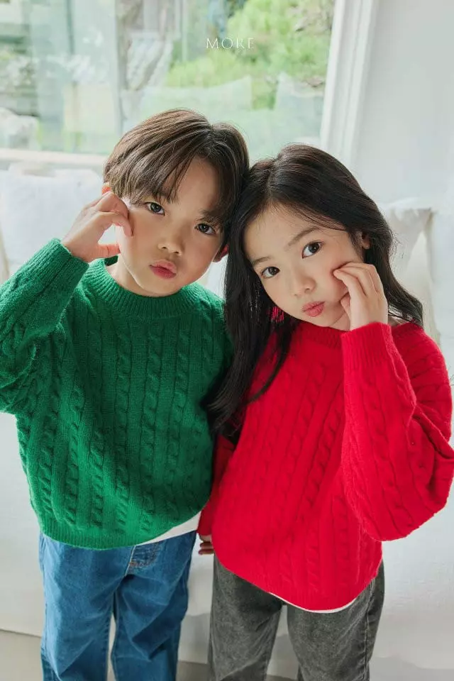 More - Korean Children Fashion - #magicofchildhood - Cable Knit Tee - 11