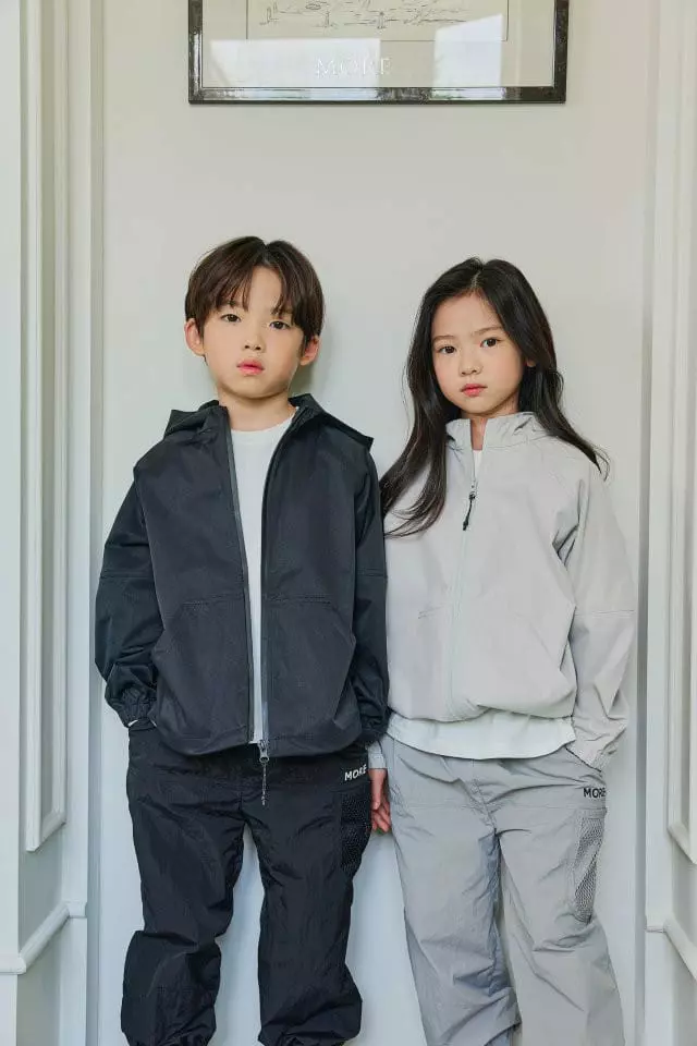 More - Korean Children Fashion - #minifashionista - Solid Windbreaker Jacket - 3