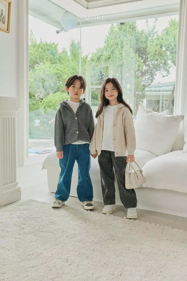 More - Korean Children Fashion - #stylishchildhood - Waffle Hoody Cardigan - 9