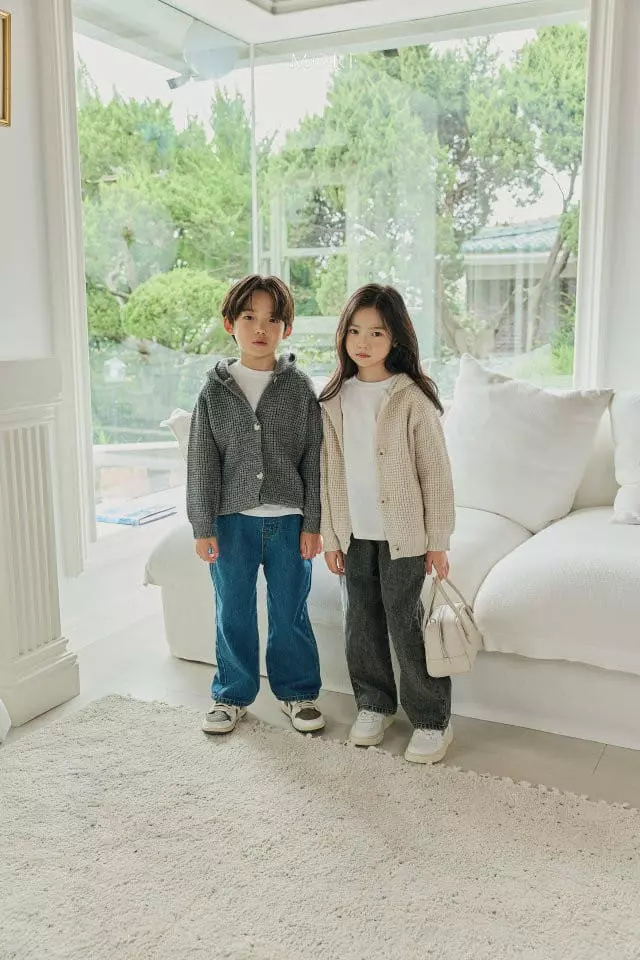 More - Korean Children Fashion - #todddlerfashion - Waffle Hoody Cardigan - 7