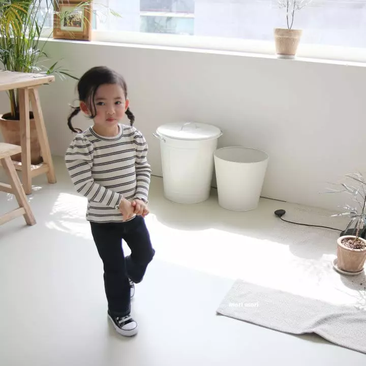 Mori Mori - Korean Children Fashion - #kidsshorts - Pepe Rib Tee - 6