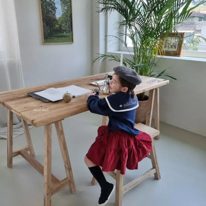 Mori Mori - Korean Children Fashion - #kidsshorts - Rib Cancan Skirt - 10