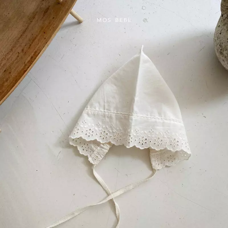 Mos Bebe - Korean Baby Fashion - #babyboutiqueclothing - Lace Bonnet - 4