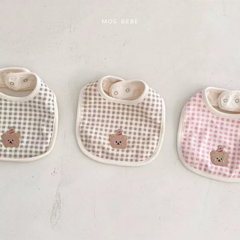 Mos Bebe - Korean Baby Fashion - #babyfashion - Check Gomi Bib