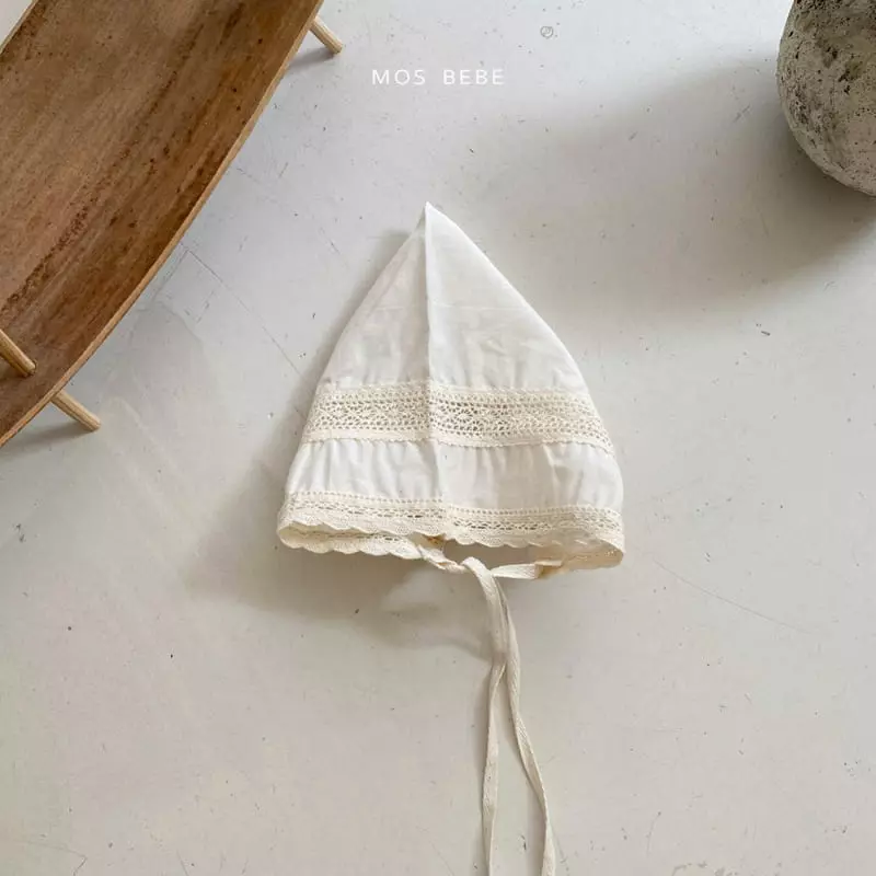 Mos Bebe - Korean Baby Fashion - #babyfashion - Lace Bonnet - 5