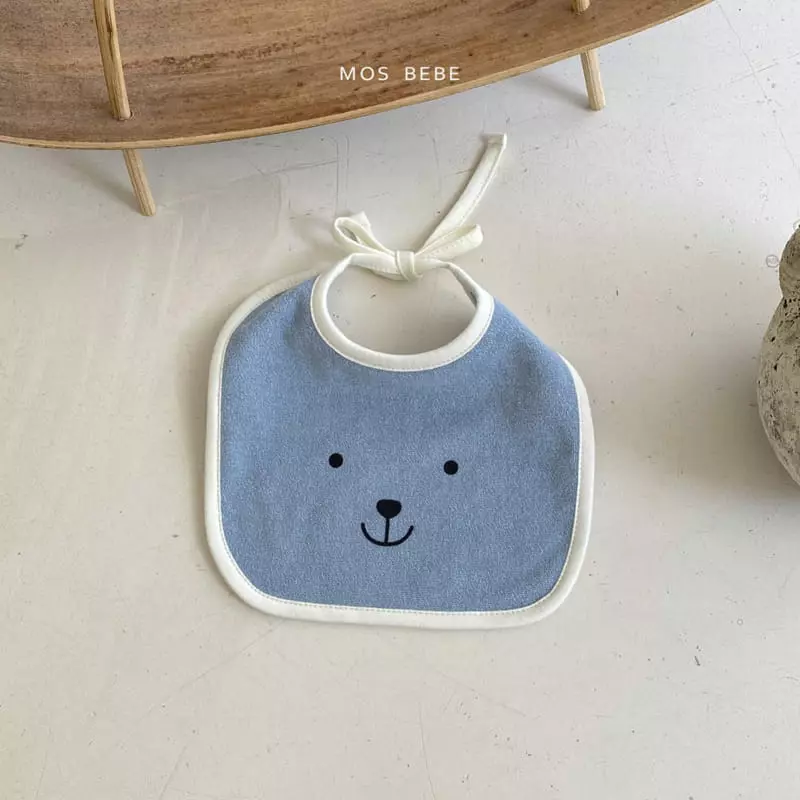 Mos Bebe - Korean Baby Fashion - #babyfashion - Bear Terry Bib