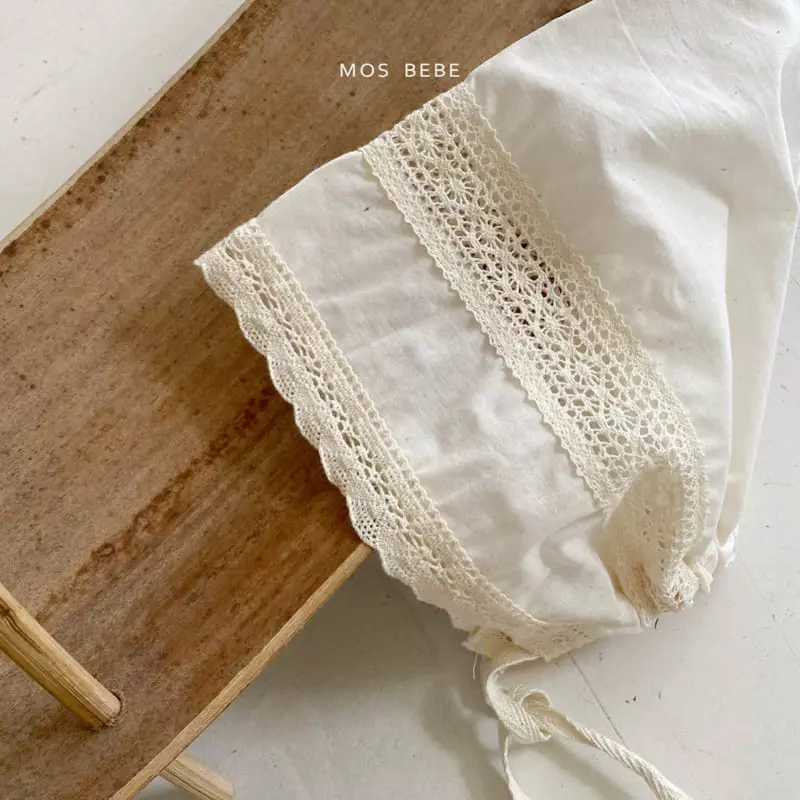 Mos Bebe - Korean Baby Fashion - #babyfever - Lace Bonnet - 6