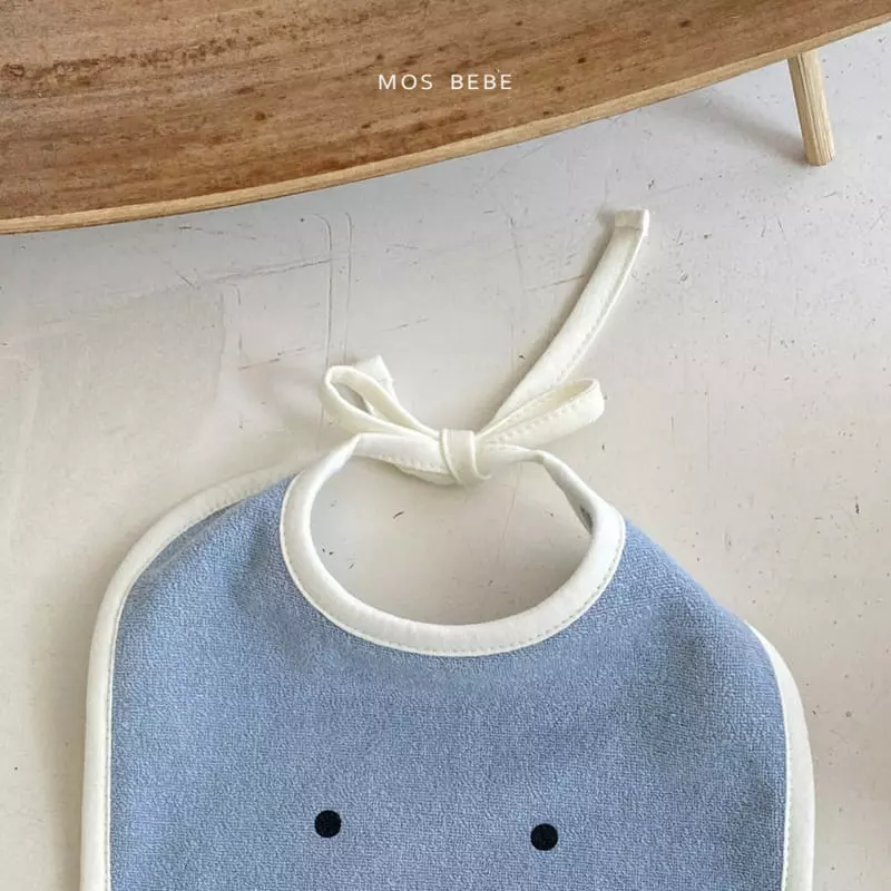 Mos Bebe - Korean Baby Fashion - #babyfever - Bear Terry Bib - 2