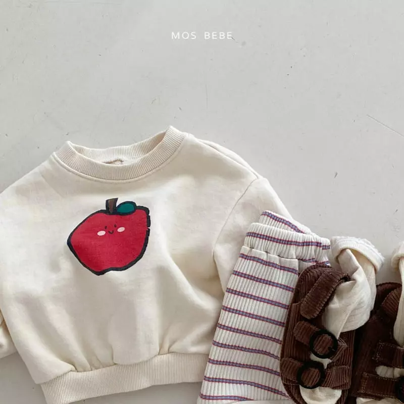 Mos Bebe - Korean Baby Fashion - #babylifestyle - Kelly Top Bottom Set - 5