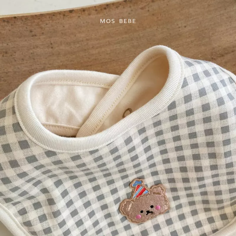 Mos Bebe - Korean Baby Fashion - #babyoninstagram - Check Gomi Bib - 5