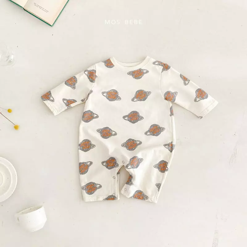 Mos Bebe - Korean Baby Fashion - #babyoninstagram - Space Bodysuit - 3