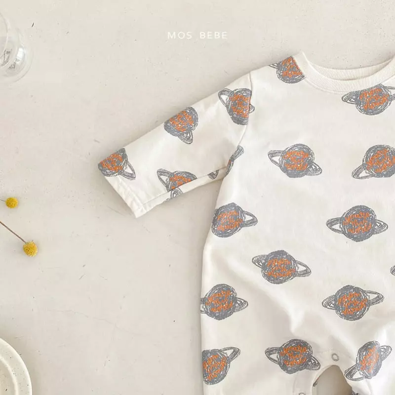 Mos Bebe - Korean Baby Fashion - #babyoninstagram - Space Bodysuit - 4