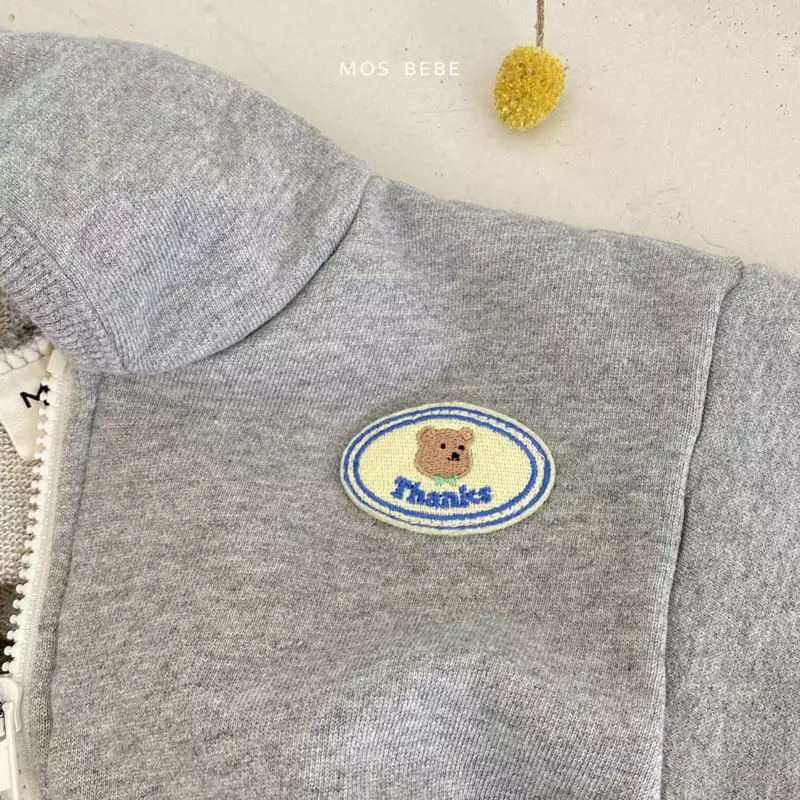 Mos Bebe - Korean Baby Fashion - #babyootd - Gomi Hoody Jumper - 5