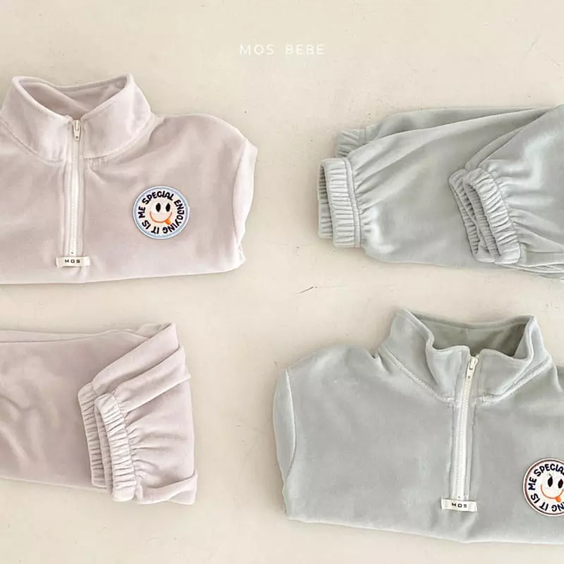Mos Bebe - Korean Baby Fashion - #babyoutfit - Enjoy Top Bottom Set - 7
