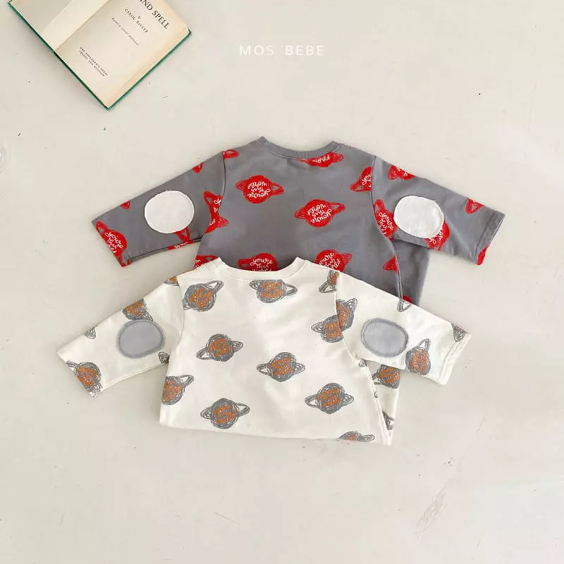 Mos Bebe - Korean Baby Fashion - #babyoutfit - Space Bodysuit - 6