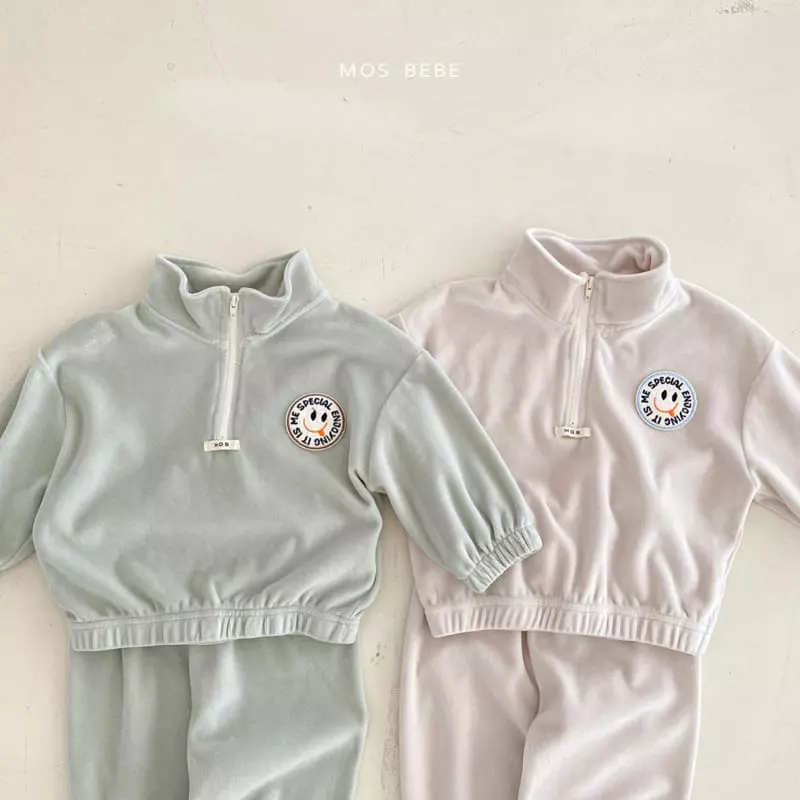 Mos Bebe - Korean Baby Fashion - #babywear - Enjoy Top Bottom Set - 8