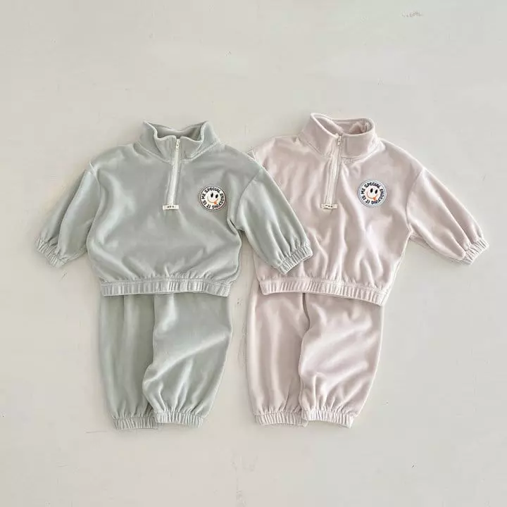 Mos Bebe - Korean Baby Fashion - #onlinebabyboutique - Enjoy Top Bottom Set - 9
