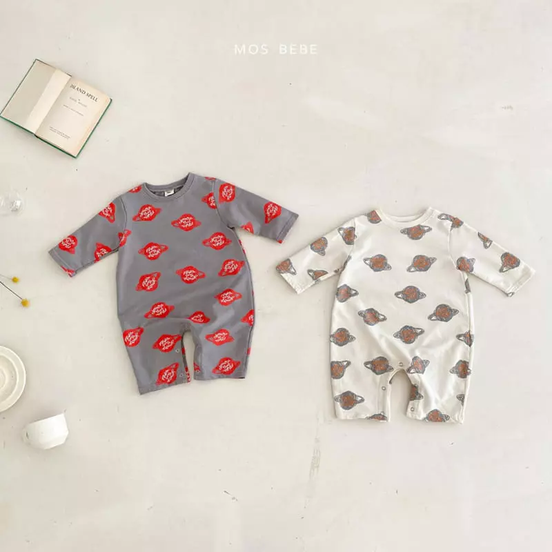Mos Bebe - Korean Baby Fashion - #onlinebabyboutique - Space Bodysuit - 8