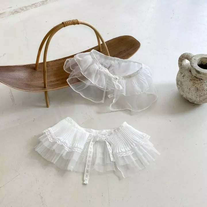 Mos Bebe - Korean Baby Fashion - #onlinebabyshop - Lace Apron
