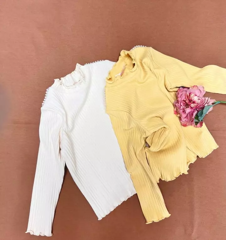 Mumunbaba - Korean Children Fashion - #childofig - Camly Pearl Tee - 12