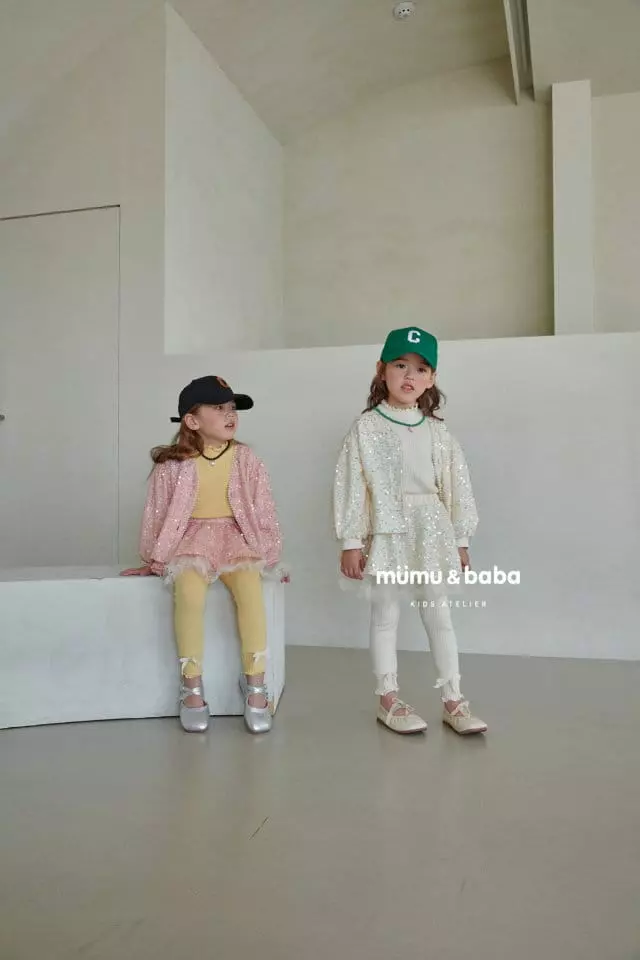Mumunbaba - Korean Children Fashion - #designkidswear - Ribbon Leggings - 6