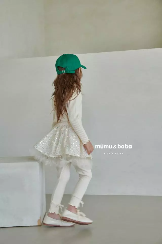 Mumunbaba - Korean Children Fashion - #kidsshorts - Camly Pearl Tee - 4