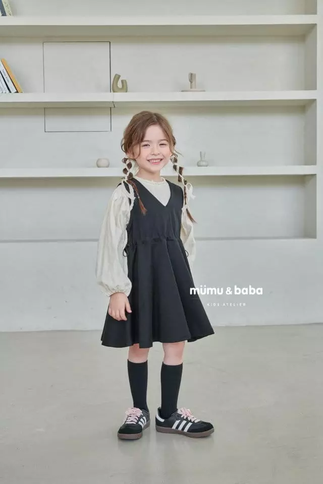 Mumunbaba - Korean Children Fashion - #littlefashionista - String Jump Skirt - 3