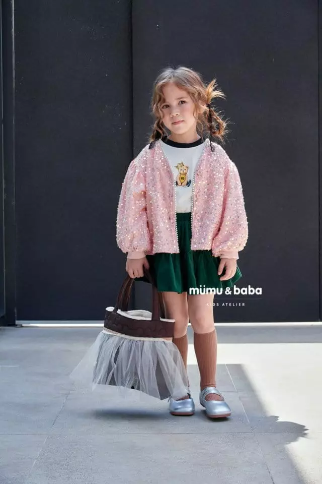 Mumunbaba - Korean Children Fashion - #littlefashionista - Dungarees Cancan Skirt - 10